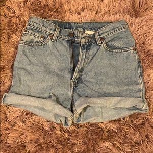 Vintage Levi High Waist Shorts